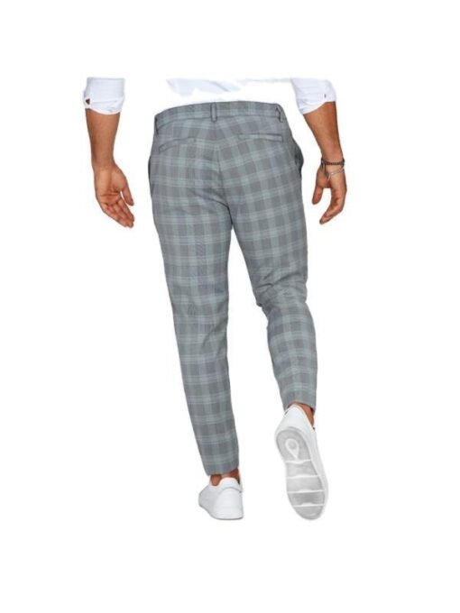 Plaid Print Pants Men's Casual Trousers Loose And Thin – Bild 6