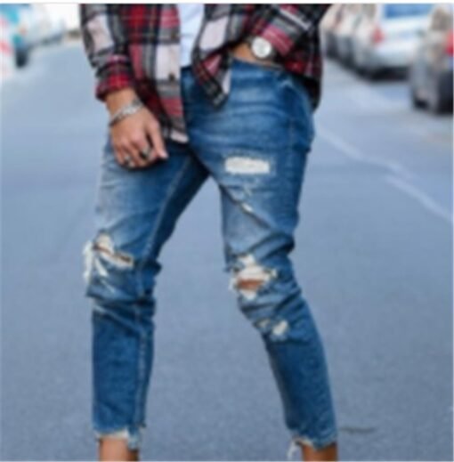 Hole men''s jeans – Bild 4