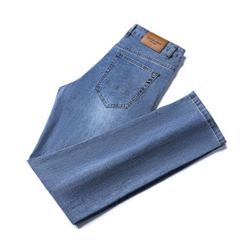 Straight Slim Casual Jeans Men – Bild 4