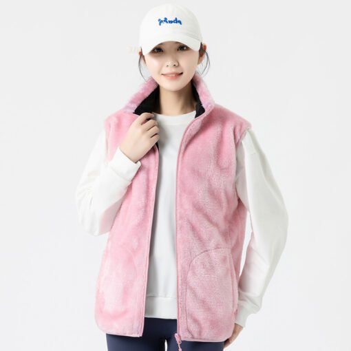 Men's And Women's Fashion Casual Stand Collar Self-heating Vest – Bild 3