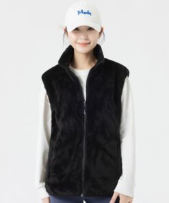 Men's And Women's Fashion Casual Stand Collar Self-heating Vest