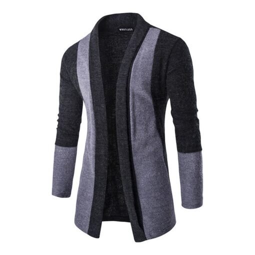 Cardigan Sweater Mens Casual Coat Knitwear Coat Men Clothing – Bild 3