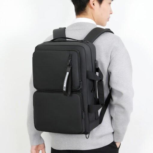 Multifunctional Backpack Large Capacity Business Laptop Bag Leisure Travel Commuter Schoolbag Portable Shoulder Bag – Bild 9
