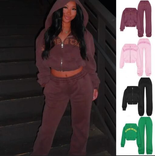 Zweiteiliges Set mit hoher Taille