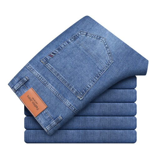 Straight Slim Casual Jeans Men – Bild 5