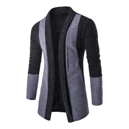 Cardigan Sweater Mens Casual Coat Knitwear Coat Men Clothing – Bild 6