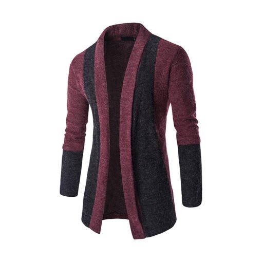 Cardigan Sweater Mens Casual Coat Knitwear Coat Men Clothing – Bild 7