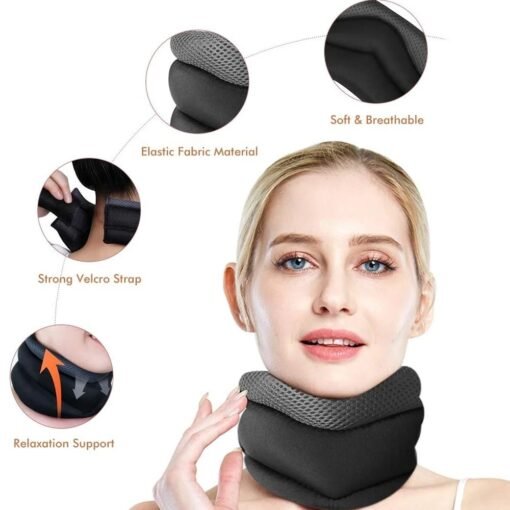 Upgraded Neck Brace Foam Cervical Collar For Pain Relief And Pressure In Spine Adjustable Neck Support – Bild 2