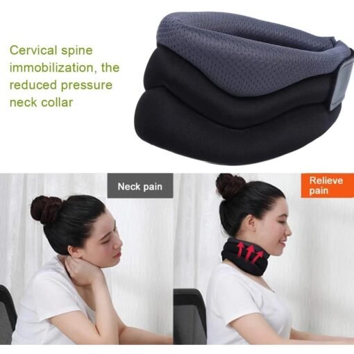 Upgraded Neck Brace Foam Cervical Collar For Pain Relief And Pressure In Spine Adjustable Neck Support – Bild 8