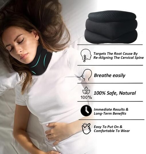 Upgraded Neck Brace Foam Cervical Collar For Pain Relief And Pressure In Spine Adjustable Neck Support – Bild 10