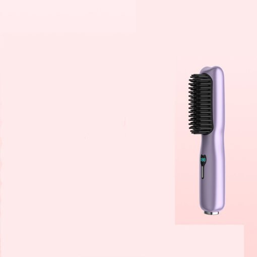 Rechargeable Wireless Straightening Comb 220 Hair Straightener Brush USB Rechargeable Flat Iron LCD Display Temperature – Bild 6
